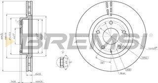 Bremsi CD8465V