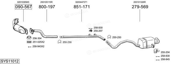 Bosal SYS11012