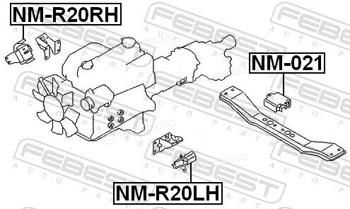 Febest NM-R20RH