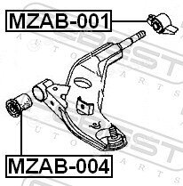 Febest MZAB-004