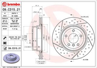 Brembo 09.C315.21