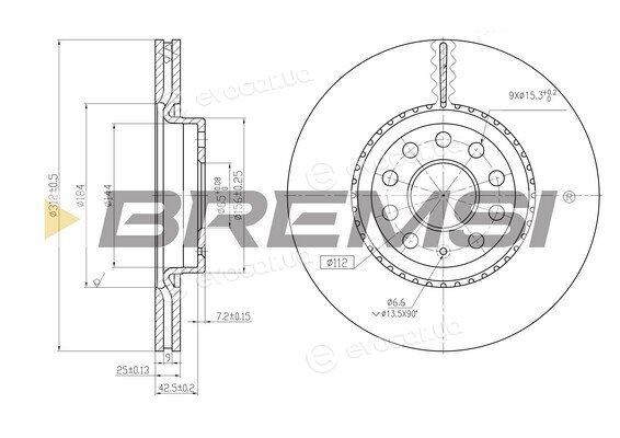 Bremsi CD7305V