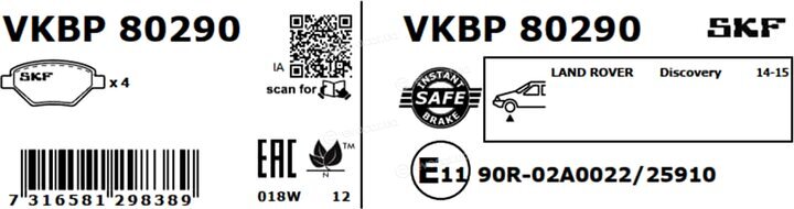 SKF VKBP 80290