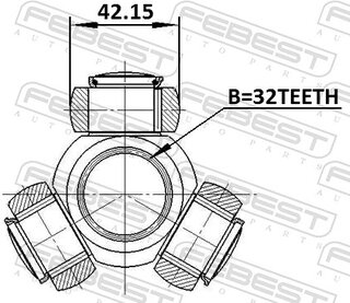 Febest 0116-ASV50