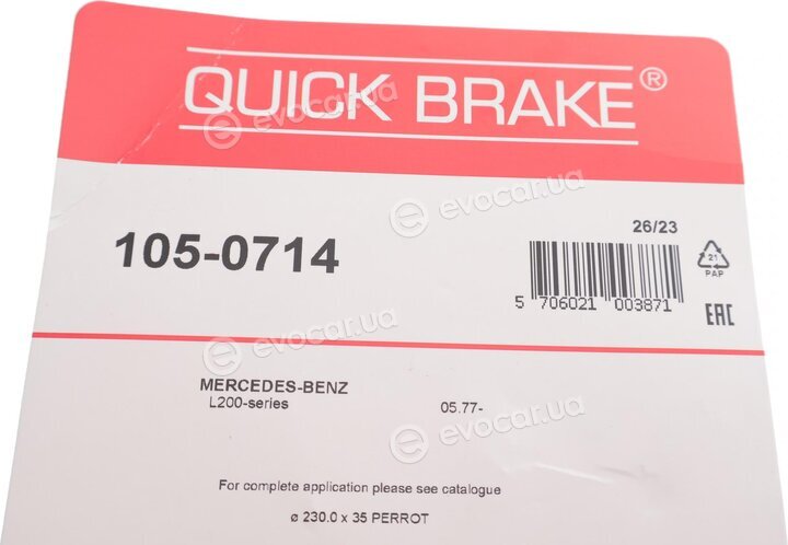 Kawe / Quick Brake 105-0714