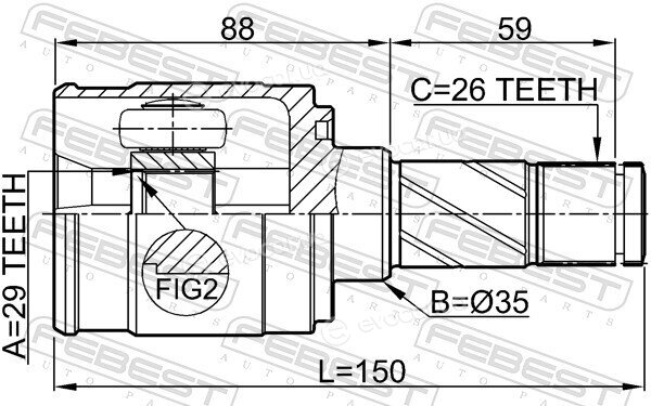 Febest 0511-M2ATLH