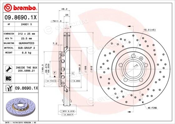 Brembo 09.8690.1X
