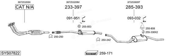 Bosal SYS07822