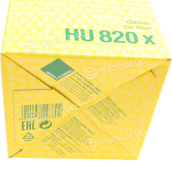 Mann HU 820 x