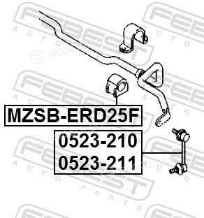 Febest MZSB-ERD25F