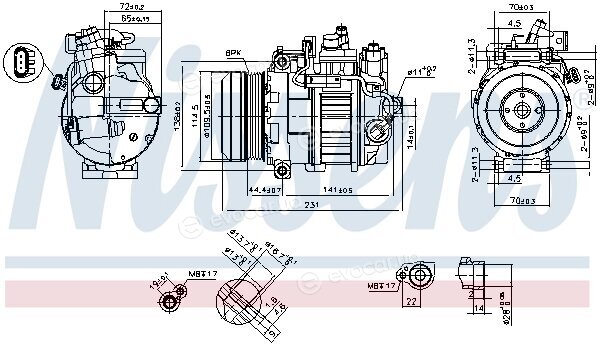 Nissens 890552