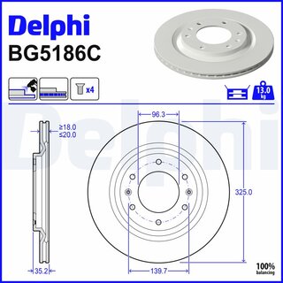 Delphi BG5186C