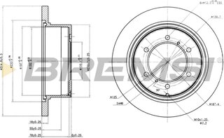 Bremsi CD6715S