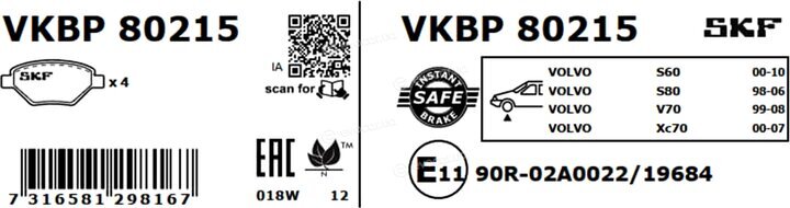 SKF VKBP 80215