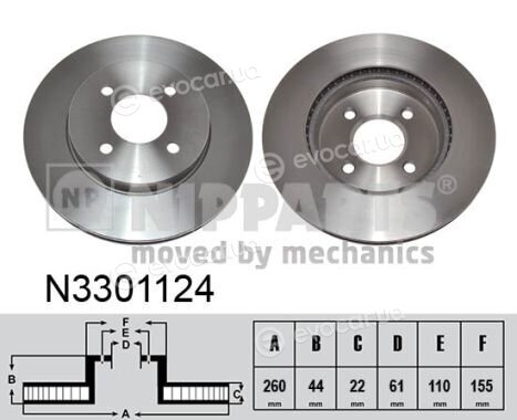 Nipparts N3301124