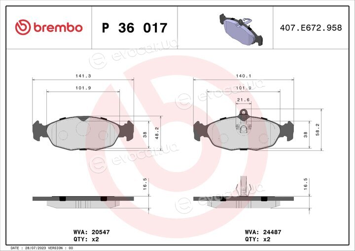 Brembo P 36 017