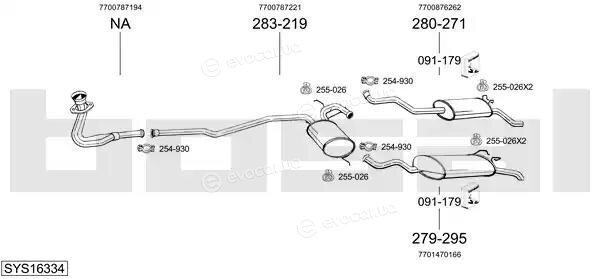 Bosal SYS16334