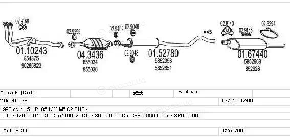 MTS C250790003264