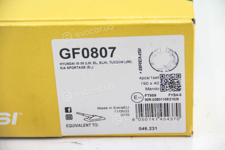 Bremsi GF0807