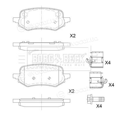Borg & Beck BBP2886