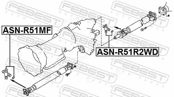 Febest ASN-R51R2WD