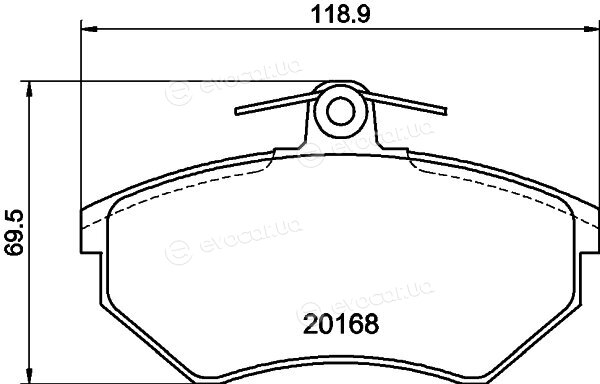 Hella Pagid 8DB 355 017-901