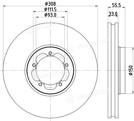 Hella Pagid 8DD 355 123-131