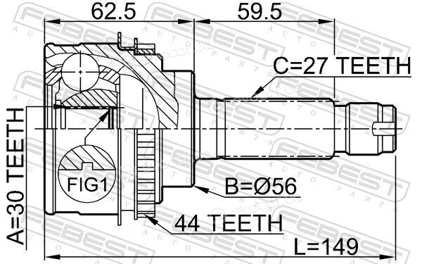 Febest 0810-026A44