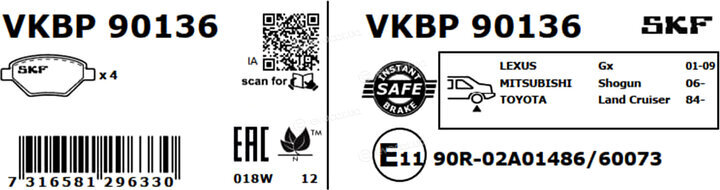 SKF VKBP 90136