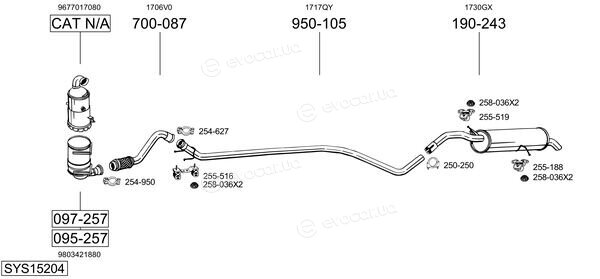 Bosal SYS15204