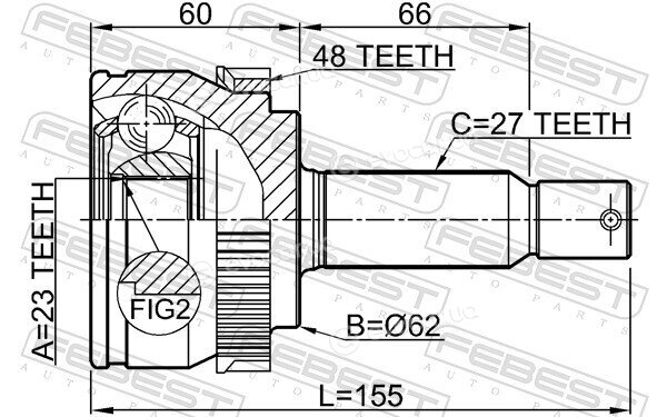 Febest 1210-TUC20A48