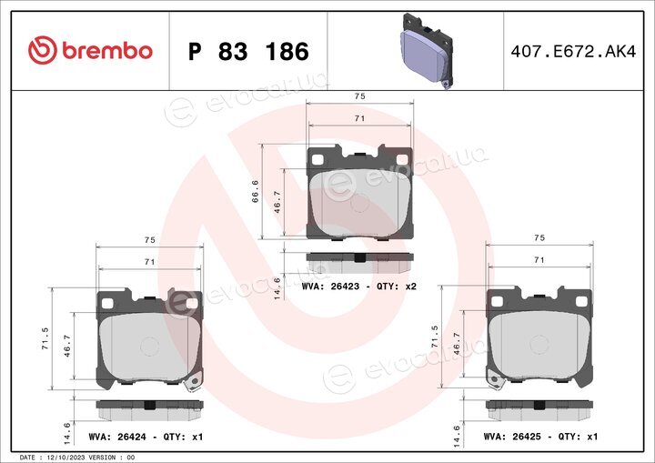 Brembo P 83 186