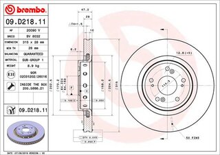 Brembo 09.D218.11