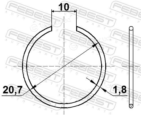 Febest CC-1-24X2-PCS5