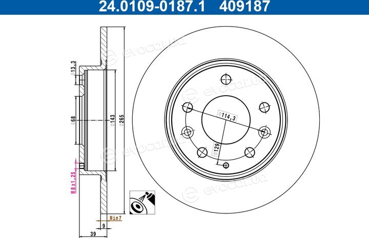 ATE 24.0109-0187.1