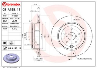 Brembo 09.A198.11