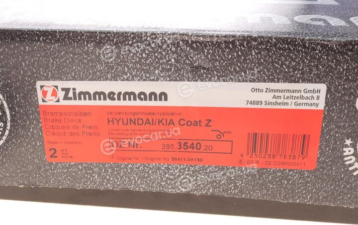 Zimmermann 285.3540.20