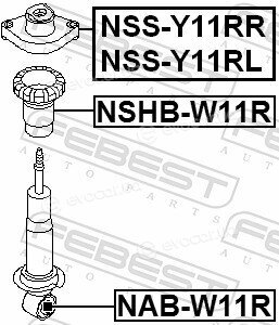 Febest NSHB-W11R