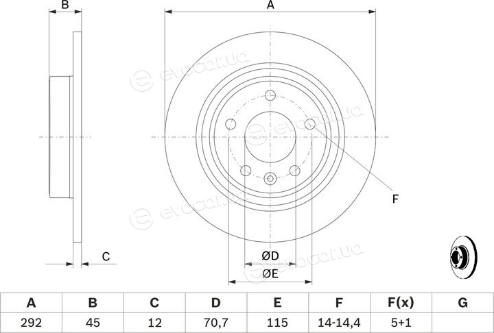 Bosch 0 986 479 C58