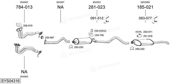 Bosal SYS04316