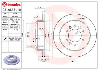 Brembo 08.A633.10