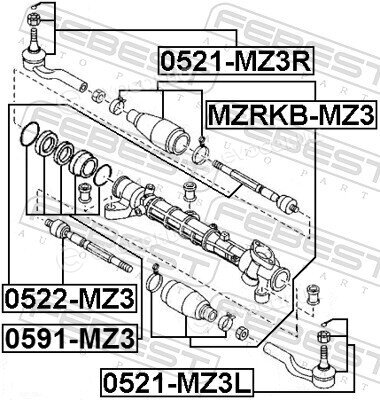 Febest 0522-MZ3