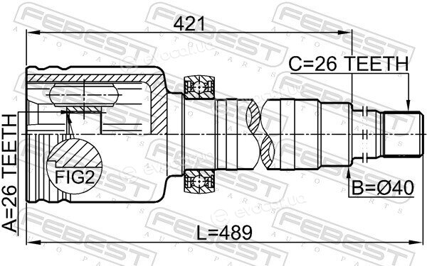 Febest 2111-TC726RH