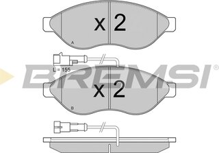 Bremsi BP3868