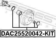 Febest DAC25520042-KIT