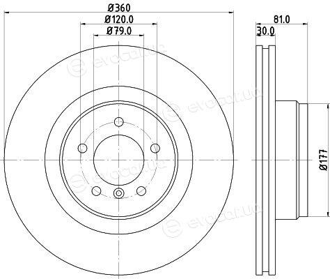 Hella Pagid 8DD 355 115-611