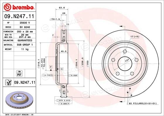 Brembo 09.N247.11