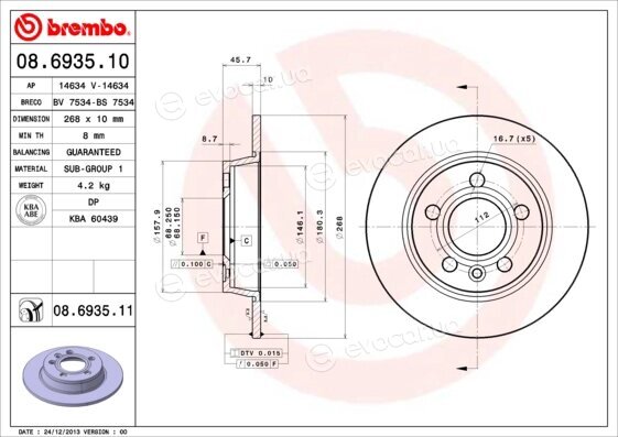 Brembo 08.6935.10