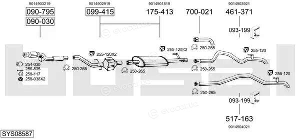 Bosal SYS08587