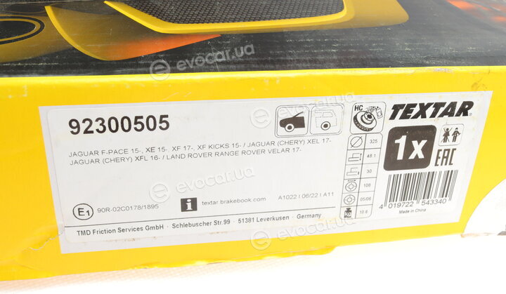 Textar 92300505